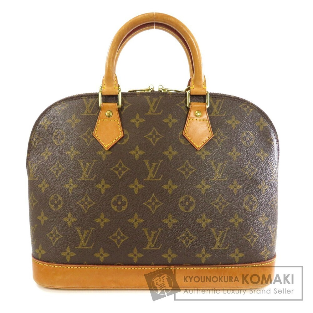 Louis Vuitton Alma Top Handle Bag Monogram Canvas Brown